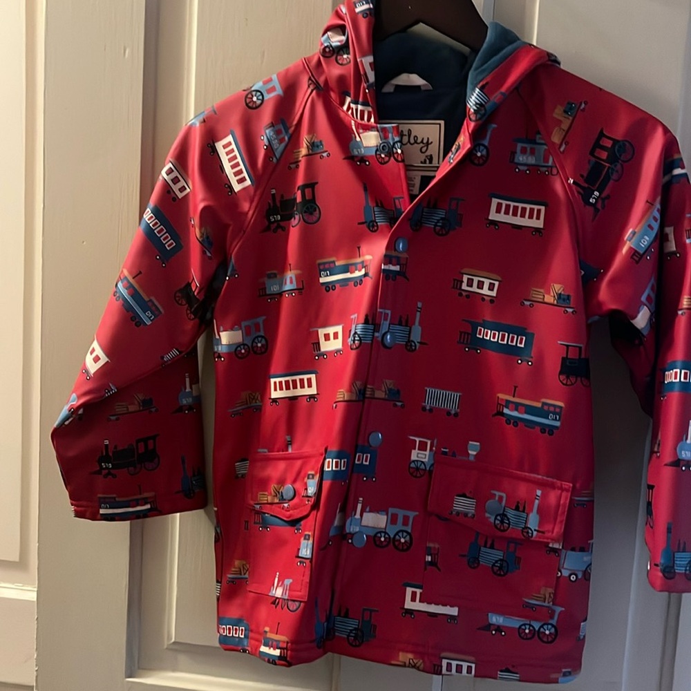 Harley Boys Lined Raincoat Size 7